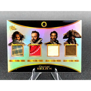 Authentic Pirates Calico Jack, Sir Francis Drake, Bellamy & Bart Roberts Relics